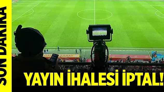 Son Dakika! TFF yayın ihalesini iptal etti