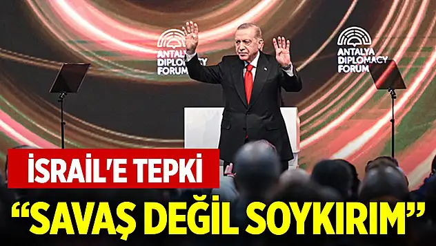 Son Dakika! Cumhurbaşkanı Erdoğan'dan İsrail'e tepki: Savaş değil soykırım