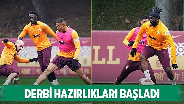 Galatasaray, Beşiktaş derbisinin hazırlıklarına başladı