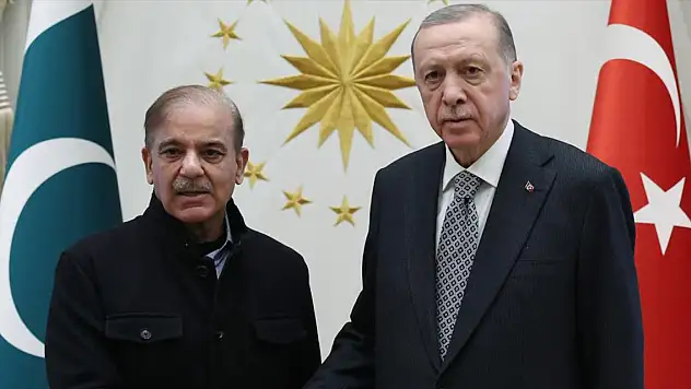 Cumhurbaşkanı Erdoğan Pakistan Başbakanı Şahbaz Şerif ile görüştü