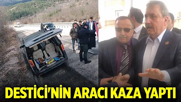 Son Dakika! BBP Genel Başkanı Destici'nin aracı kaza yaptı