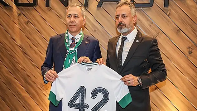 Bakan Yerlikaya'dan Konyaspor'a ziyaret