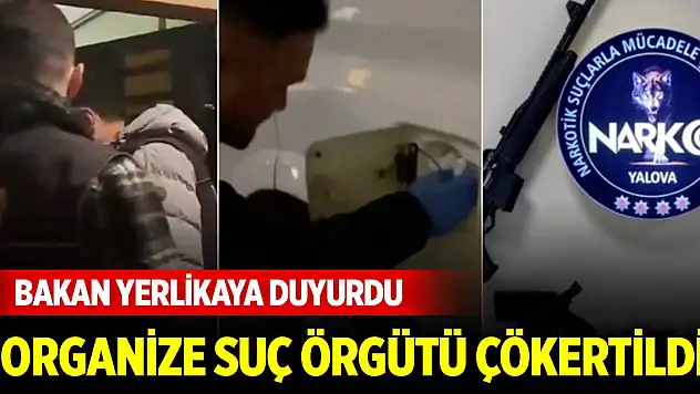 Elebaşılığını zehir taciri Cüneyt Dizdaroğlu'nun yaptığı organize suç örgütü çökertildi
