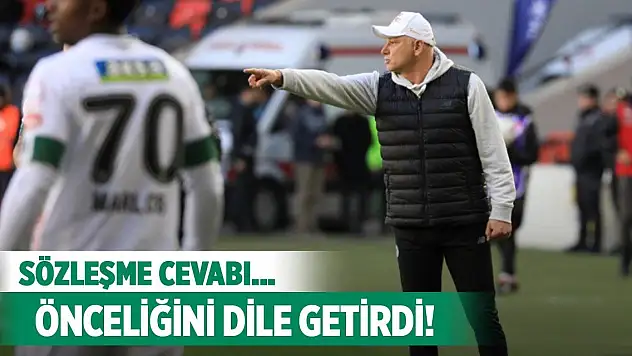 Konyaspor'da Omerovic'in sözleşme yanıtı!