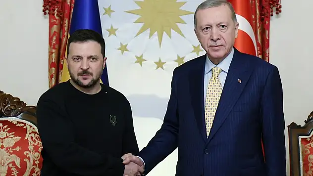 Cumhurbaşkanı Erdoğan Zelenskiy ile görüştü