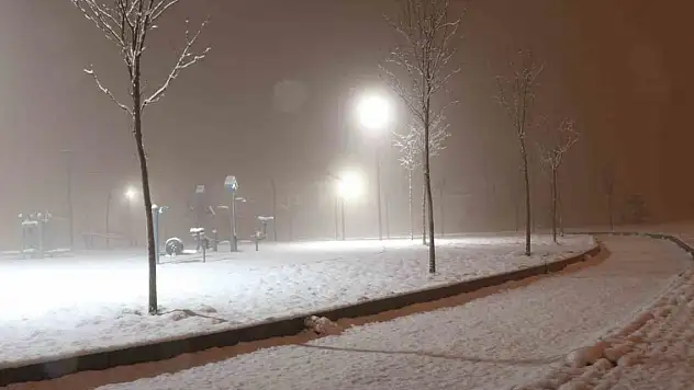 Ankara'da  kar yağışı ve sis etkili oldu