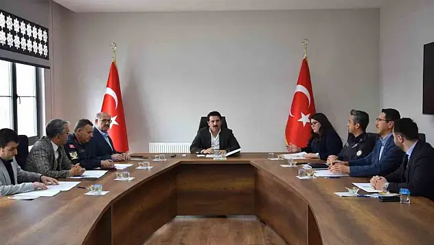 Konya Karapınar'da Seçim Güvenliği Toplantısı yapıldı