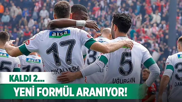 Konyaspor'da Omerovic yeni formül arayacak