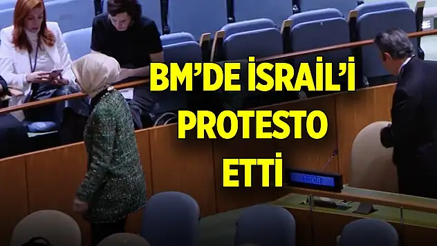 Bakan Göktaş'tan Birleşmiş Milletler'de 'İsrail' protestosu