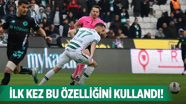 Konyasporlu Sokol ilk kez böyle katkı verdi