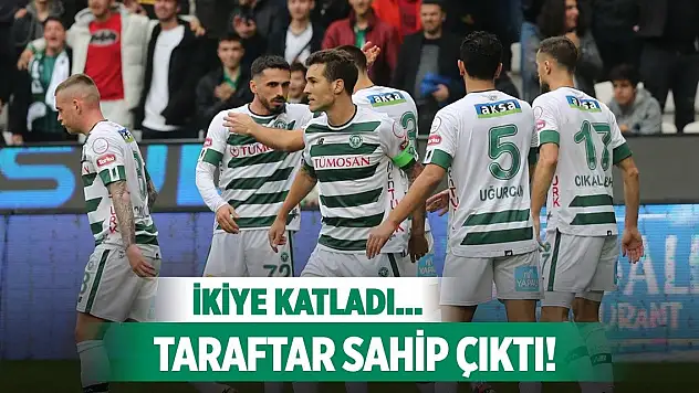 Konyaspor taraftarı direkt etki etti!