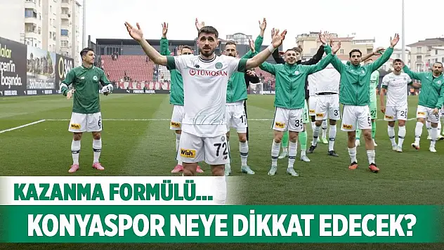 Konyaspor'da kazanma formülü hazırlanıyor!