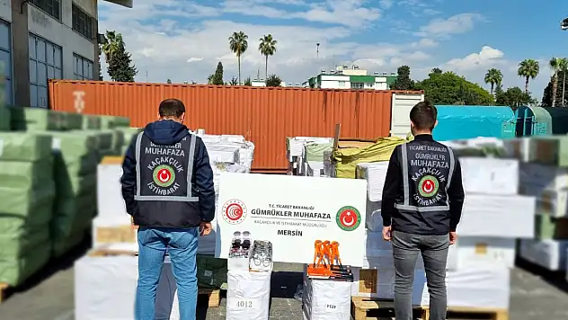 İki ilde 252 milyon liralık gümrük kaçağı eşya ve tütün yakalandı