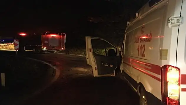 Dolu yağışı kazaları peş peşe getirdi: 1 ölü, 1 yaralı