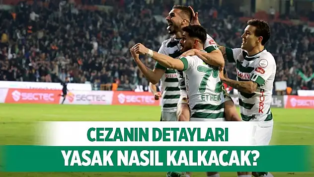 Konyaspor'da transfer yasağının detayları