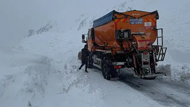 Ardahan-Artvin kara yoluna çığ düştü