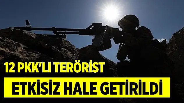 Son Dakika! Pençe-Kilit operasyonunda 12 PKK'lı terörist etkisiz hâle getirildi