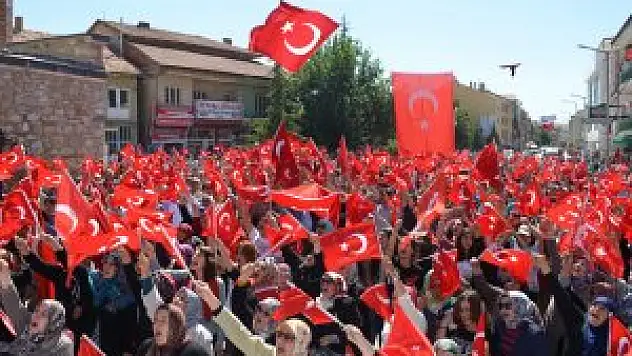 Konya'da teröre tepki yürüyüşü