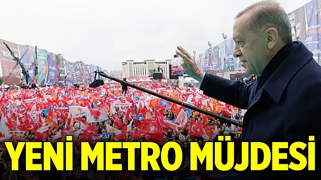 Son Dakika! Cumhurbaşkanı Erdoğan'dan Ankara'ya yeni metro müjdesi