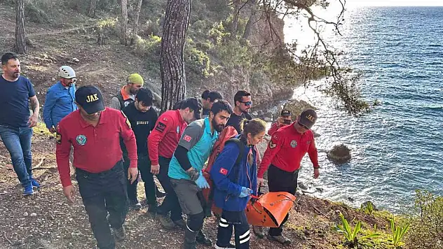 Ormanda yaralanan vatandaş için ekipler seferber oldu