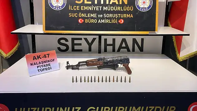 Adana'da operasyon... 64 ruhsatsız silah ele geçirildi 9 tutuklama