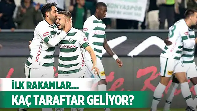 Konyaspor-Trabzonspor, ilk rakamlar geldi!