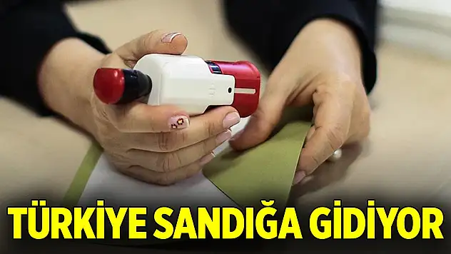 Türkiye sandığa gidiyor