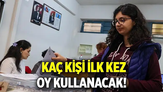 Kaç kişi ilk kez oy kullanacak