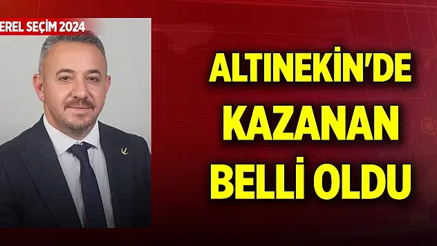 Konya Altınekin'de kazanan belli oldu