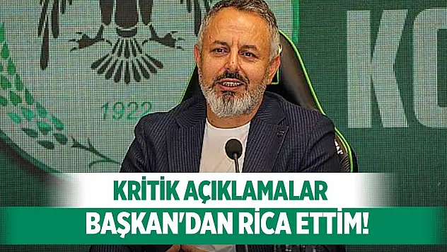Konyaspor Başkanı Korkmaz'dan prim açıklaması!