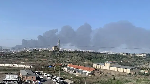 Ankara'da Hurdacılar Sitesi'nde yangın