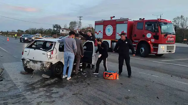 Tekirdağ'da feci kaza: 7 yaralı