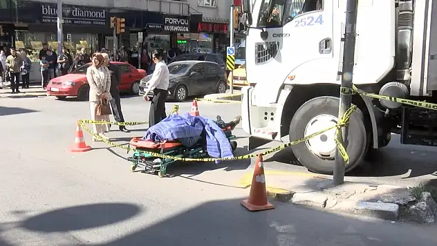 Kamyon çartı, yaşlı adam hayatını kaybetti