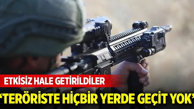Son Dakika! 4 PKK/YPG'li terörist etkisiz hale getirildi