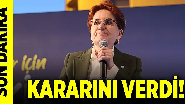 Son Dakika! İYİ Parti lideri Akşener görevi bırakıyor