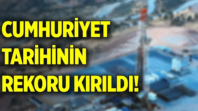 Cumhuriyet tarihinin rekoru kırıldı!