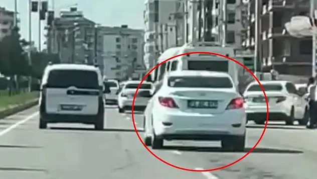 Otomobiliyle makas atan sürücüye büyük ceza