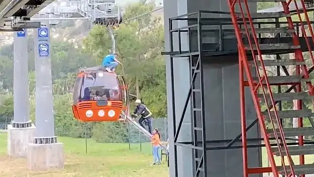 Teleferik kabini düştü: 1 ölü
