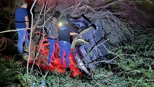 Otomobil şarampole devrildi: 1 ölü