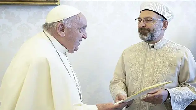 Papa Franciscus'tan Cumhurbaşkanı Erdoğan'a teşekkür