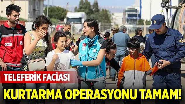 Son Dakika! Antalya'daki teleferik faciasında kurtarma operasyonu tamamlandı