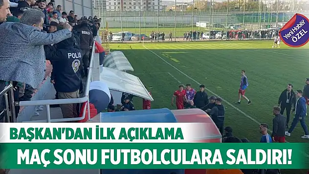 1922 Konyaspor'da futbolculara saldırı