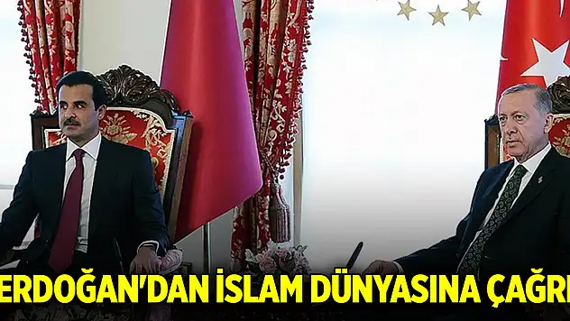Erdoğan'dan İslam dünyasına çağrı