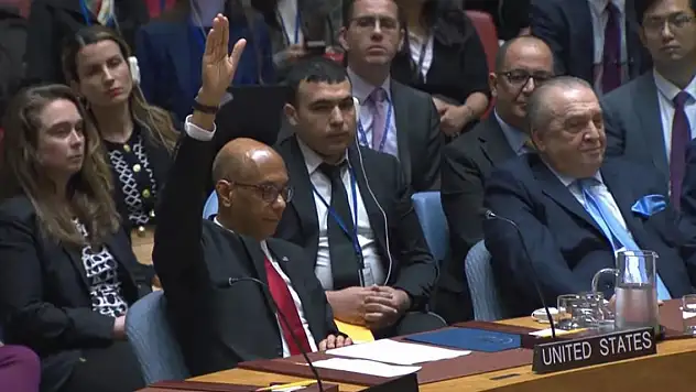 ABD, Filistin'in BM'ye tam üyeliği talep edilen karar tasarısını veto etti