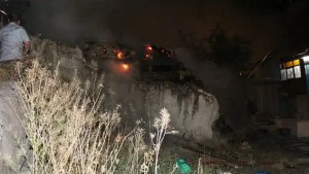 Beypazarı'nda samanlık yangını