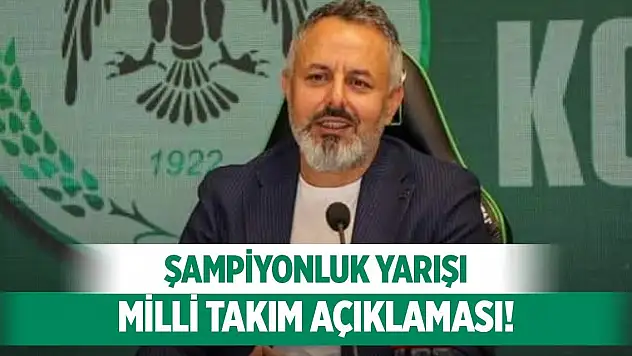 Konyaspor'da Başkan'dan iddialı sözler!