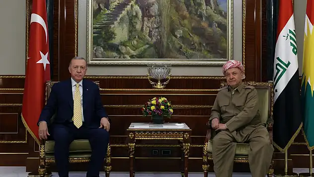 Cumhurbaşkanı Erdoğan, Mesut Barzani'yi kabul etti