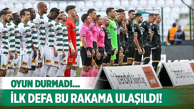 Konyaspor maçı durmadı!