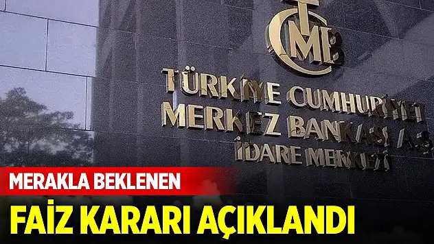 Son Dakika! Merkez Bankası merakla beklenen faiz kararını açıkladı