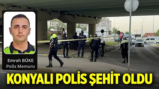 Görev sırasında trafik kazası geçiren Konyalı polis, hastanede şehit oldu
